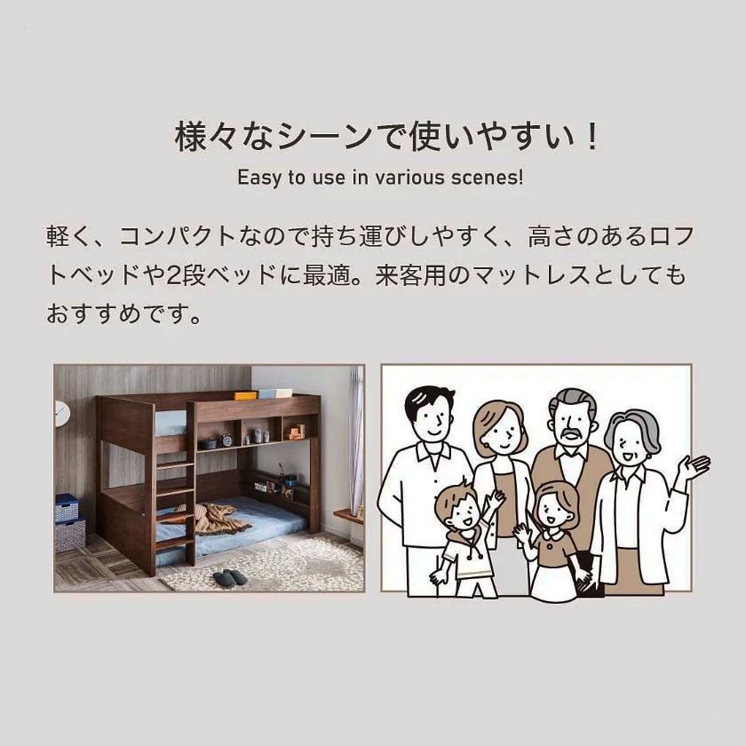 ネルコンシェルジュオリジナル！高反発・抗菌防臭マットレス