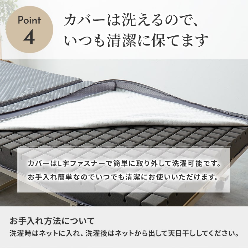 ネルコンシェルジュオリジナル！高反発・抗菌防臭マットレス