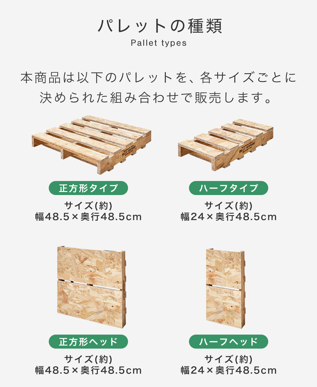 OSBパレットの種類