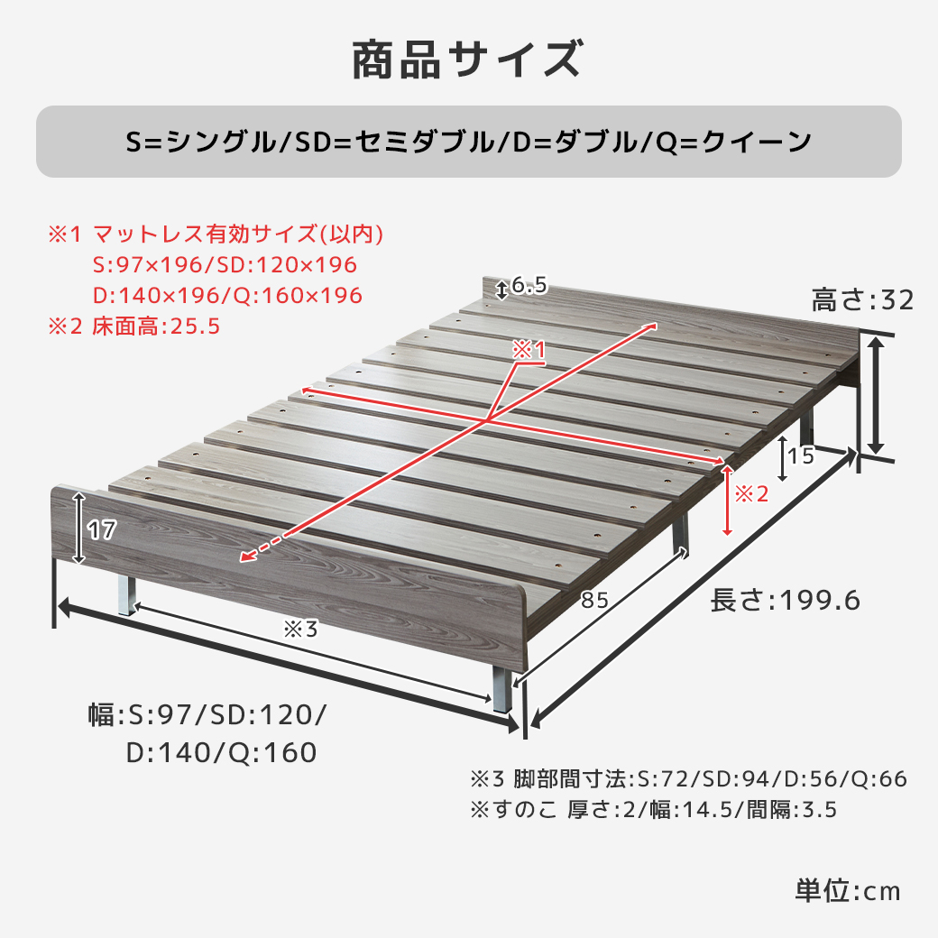 (引き出し付きナイトテーブル)