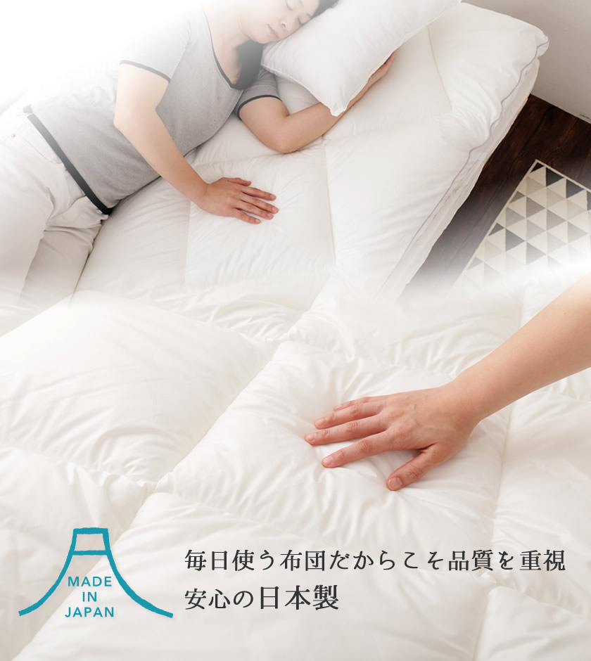オーバーレイ 敷きパッド セミダブル ふわふわボリュームベッドパッド 中綿ダクロン(R）通気性が良く 丸洗いできてへたりにくい | ベッド・マットレス通販専門店  ネルコンシェルジュ neruco
