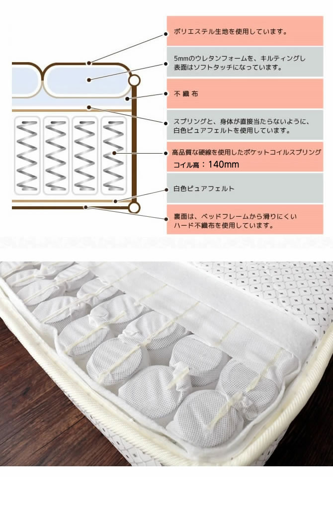 15cm厚マットレス