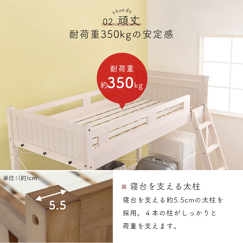 耐荷重３５０ｋｇの安定感