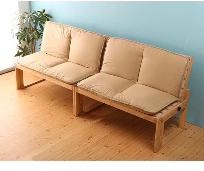府中家具 檜すのこのソファベッド専用ふとん 