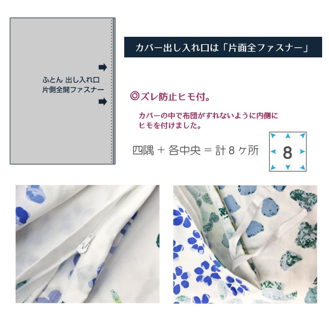 合わせ式 ピロケース
