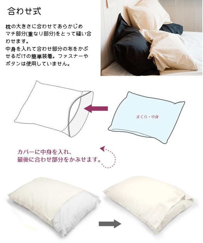 枕カバー Lサイズ ピローケース Fab the Home ソリッド | ベッド・マットレス通販専門店 ネルコンシェルジュ neruco