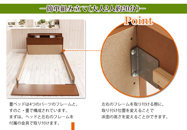 組み立て大人２人約20分