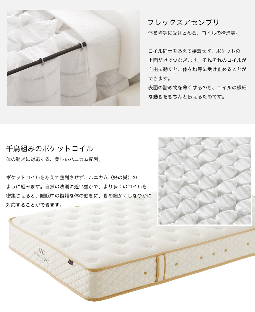 ポイント10倍 日本ベッド マットレス シルキーパフ シングル 柔らかめ ソフト ポケットコイルマットレス 国産 メーカー保証付 抗菌防臭 体圧分散 国内最大級のベッド通販専門店ネルコ Neruco ポイント10倍 日本ベッド マットレス シルキーパフ シングル 柔らかめ ソフト ポケットコイルマットレス 国産 メーカー保証付 抗菌防臭 体圧分散 国内最大級のベッド通販専門店ネルコ Neruco