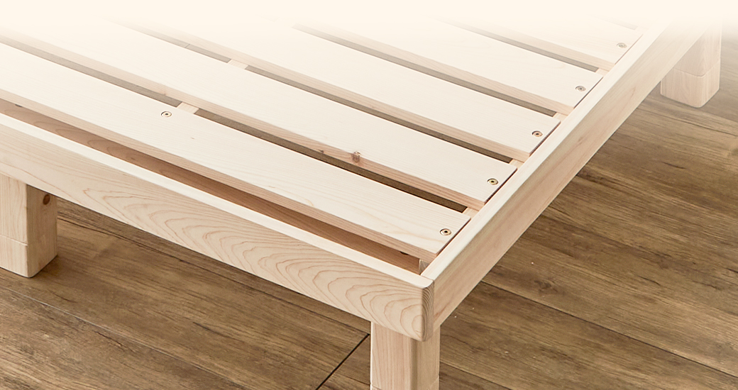 国産檜材使用 すのこベッド