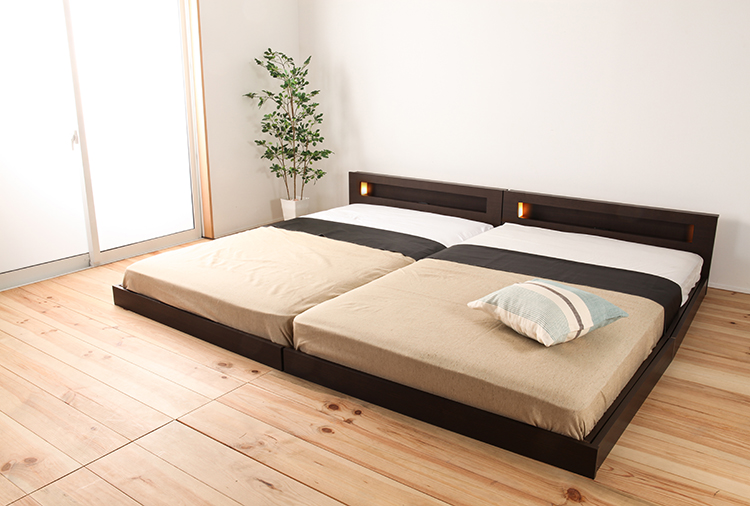 セミダブルベッドを連結したい！2台並べられるおすすめベッド＆隙間対策