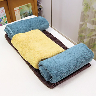 バスタオルを使った枕の作り方２